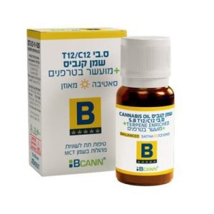 שמן ס.בי (S.B Oil) – סאטיבה T12/C12